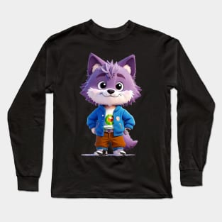 foxi logo Long Sleeve T-Shirt